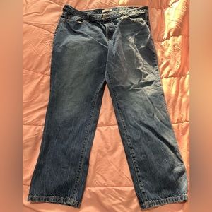 LOFT Women's Boyfriend Jeans - Dark Blue